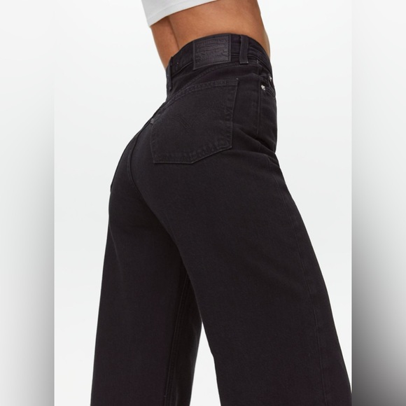 Levi's High Loose Jean black size 26 NWOT - Picture 3 of 15